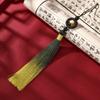 Tassel Circular Gradiente Estilo Chinês Tradicional Hanfu Pingente de Flauta Acessório de Tassel Personalizado Direto do Fabricante