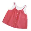 6242 # Camisa boneca xadrez com detalhe de renda estilo coreano chique, falsa peça dupla, para mulheres, solta e casual, top versátil de verão