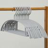 Perchero de Ropa Semirredondo de Plástico Perchero de Secado Doméstico Perchero con Ganchos Soporte de Ropa para Dormitorio Colgador de Ropa Colgador de Ropa