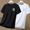 Fabricante Original Verão Gelo Masculino Camiseta de Seda Masculina Gola Redonda Tamanho Grande Respirável Manga Curta Secagem Rápida Roupa Masculina Fina de Manga Curta