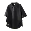 Llegada Nueva Verano 2026 Camisa Polo de Manga Corta Resistente para Hombre, Holgada y Cómoda, Versátil con Cremallera, Casual y Moderna
