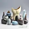 Jarrón de Cerámica Adornos de Escritorio, Floreros Retro, Arreglos Florales Grandes Zen, Accesorios para el Hogar, Arreglos Florales Zen, Estilo Chino Mini