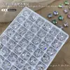 Huevo de Paloma de Cristal Apilable Decoraciones para Uñas Ultra Brillantes Ovaladas Explosivas Pedrería Apilable para Uñas