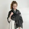 Colección de Bufandas de Mohair de Color Sólido de Otoño e Invierno, Bufandas Atmosféricas Estilo Coreano, Bufandas Chal Ampliadas y Engrosadas al por Mayor