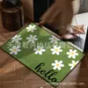 Tapete de Chão Estilo Moderno da Temu para Entrada de Hall, Absorvente de Água, Antiderrapante, à Prova de Poeira, Resistente à Sujeira para Entrada de Banheiro