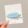 Pinza lateral para el cabello simple y elegante para mujer, sin costuras, fresca y estilosa, alto valor estético, accesorio para el cabello suave y versátil