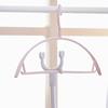 Espacio para perchero de aluminio retráctil tenedor para colgar ropa perchero de balcón para el hogar alargado Perchero creativo tenedor para colgar ropa