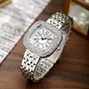 2025 Transfronterizo Nuevo Pulsera Decorativa de Moda de Aleación Reloj para Mujer Reloj Digital de Diamante Set de Pulseras Personalizadas
