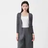 Chaqueta Miyake Calidad Mostrador Chaqueta Básica Más Vendida para Mujer Color Sólido Simple Elegante Versátil Chal Cárdigan Top