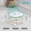 Suporte de Rodízio Giratório de Plástico Durável e Prático