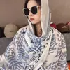 Bufanda de Viaje de Yunnan y Qinghai, Chal de Verano de Alta Gama para Mujer de Longitud Media, Estilo Étnico Retro, Protección Solar, Chal Abotonado