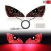 Pegatina para Coche Ojo de Diablo Luces LED para Cristales Delanteros y Traseros Interfaz USB Dinámica Cableado Gratuito Camión Camión Coche Pantalla de Expresión