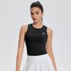 Chaleco Deportivo de Sensación Nude para Mujer, Transpirable, Alta Elasticidad, Top Casual sin Mangas para Correr, Ajustado para Yoga y Fitness en Verano