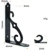 Estilo europeu ferro triângulo suporte cozinha armazenamento rack divisória camada de suporte de parede estampagem de metal