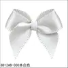Artesanal Puro Branco Três Pontos Cintura Estreita Borboleta 8D12Ab- 0cm Polegada 30MmX26Mm Yao Ming Poliéster Decoração de Flor