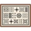 Tapete escurridor de cocina transfronterizo flor retro cafetera tapete de tierra de diatomeas vajilla absorbente tapete antideslizante ventas directas de fábrica