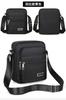 Bolsa Transversal Masculina de Tecido Oxford para Comércio Exterior Moda Casual Bolsa de Ombro de Tecido Mochila Multicamadas Bolsa de Armazenamento Portátil em estoque