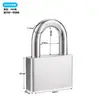 Candado de acero inoxidable 304 con grillete largo al por mayor candado de grillete largo candado para medidor de potencia candado de seguridad para exteriores impermeable y resistente a la corrosión