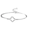 Pulsera de Acero de Titanio, Mitad Pulsera Mitad Cadena, Conserva el Color, Elegante, Joyería de Nicho, Lujo Ligero, Estilo Vintage, Gama Alta, Incrustada con Circonita, Pulsera con Brillo Fino