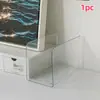 Estante de Livros de Acrílico Transparente Organizador de Mesa Suporte para Livros Apoio de Mesa Caixa de Armazenamento de Arquivos/Livros Artefato