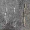 Cuerda elástica cuerda de cáñamo cuerda de hilo de algodón producto terminado anudado a mano cuerda para colgar etiquetas cuerda elástica redonda de goma cuerda tejida DIY cinta tejida no
