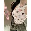 [Venta al por mayor transfronteriza] Camisola pequeña en forma de I con lujuria pura Chica caliente Sexy Top de tubo Halter Top corto