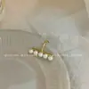 Anel de Pérola de Alta Qualidade com Abertura Ajustável, Estilo Cool, Design de Nicho, Anel para Dedo Indicador para Mulheres
