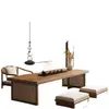 Mesa de Té para Balcón Tatami Ventana de Bahía Mesa para Sentarse en Casa Kang Mesa Nueva para Dormitorio Mesa Kang Nueva Sala de Estar Zen Mesa Baja Japonesa