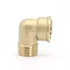 Codo de unión en T reductor de cobre personalizado, rosca interior, todo cobre, decoración de casa antigua, codo de 4 puntos, 6 puntos, accesorios de tubería de latón para fontanería