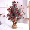 Árbol de Navidad Mini Más Vendido de Amazon, Diseño Creativo de Escena Navideña, Decoraciones y Adornos de Árbol de Navidad de Escritorio