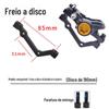 Em nome do carro de condução óleo freio a disco de conversão de assento barra de disco freio de óleo pequeno elétrico XOD base de suporte de freio a óleo beija-flor em nome do carro que dirige