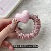 Scrunchie retrô com estampa de leopardo cor de café para outono, estilo coreano, moderno, versátil, elástico durável para rabos de cavalo e acessórios de cabelo