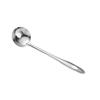 Cuchara sopera de acero inoxidable, colador de cocina, cuchara para olla caliente, cucharón grande para sopa, colador de mango largo, herramientas de cocina de dos piezas, cuchara sopera al por mayor