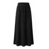 Falda midi negra traje de falda de otoño para mujer atuendo intelectual ligeramente maduro un conjunto completo estilo coreano falda larga intelectual Berkeley