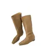 Botas de Cavaleiro da Moda para Mulheres 2026 para Outono e Inverno, Botas Longas Slim com Palmilha Peluda para Altura Adicional