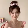 Scrunchie de Bolinhas Estilo Coreano para Mulheres, Laço de Bolinhas Doce e Delicado para Prender o Cabelo, Acessório Versátil para Rabo de Cavalo do Dia a Dia