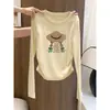 Camiseta de Manga Larga para Mujer 2026 Nuevo Diseño Único de Hombro Recto Algodón Puro, Camiseta Básica Ajustada que Ceñe la Cintura para Otoño