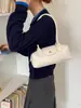 El popular bolso baguette de nicho de lujo de otoño, un diseño de alta gama, moderno y minimalista, perfecto para ir al trabajo y versátil para el uso diario como bolso de mano, bolso de hombro o bolso de axila