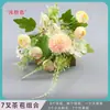 Pequeño Ramo de Rosas Té con Capullos, Flores Estilo Rose Ins, Ramo de Novia de Mano, Arte Floral, Decoración del Hogar, Estilo Ins