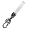 Llavero de PU llavero unisex cadena de cuerda para llave de coche de metal creativa colgante venta al por mayor transfronteriza