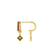 Artículo popular en Xiaohongshu: Pulsera de trébol de cuatro hojas con múltiples flores en color oro arena, estilo vintage de lujo ligero con un toque de alta gama, mismo estilo que el collar de flores de Zhao Lusi