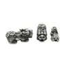 Prata dura 3D fortuna dinheiro prata corajosa S999 prata de lei prata tailandesa diy joias artesanais pulseira Acessórios Atacado
