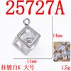 Moda Geométrica Gota de Agua Redonda Circonita Colgante Pendientes Hechos a Mano Collar Corazón Estrella de Cinco Puntas Accesorios para Joyería DIY
