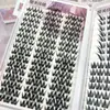 Libro de Pestañas Postizas Mixtas de Gran Capacidad Rulo Grueso Grande Flor Artificial Racimo Individual Estilo Zorro Perro Cómico Ojo de Perro Pestañas Postizas