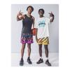 Modernos Shorts Deportivos Casual Americanos hasta la Rodilla para Hombre, Verano Nuevo Llama Sueltos de Cuatro Puntos para Entrenamiento