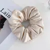 Estrella con almohada kitsch anillo para el pelo para dormir satén no daña el pelo con relleno de algodón cuerda para el pelo extragrande anillo de salchicha gruesa para mujer