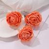 Borda Grelhada Cabeça de Rosa Carro de Casamento Layout Salão de Casamento Parede de Flores Flor Artificial Decoração Caixa de Presente Dia dos Namorados Flor Falsa Flor de Seda