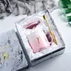 Amazon se especializa en Tazas Cerámicas Nórdicas con Patrones de Mármol y Cucharas, Vasos de Agua, Tazas de Café y Cajas de Regalo que se Pueden Personalizar