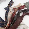 Gravata Estampada Retrô para Homens, Roupa Formal de Negócios, 8cm de Largura, Estilo Coreano Casual Britânico Amarrada à Mão Versátil, em Estoque
