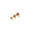 Colgante hueco de bola de oro de 14K que conserva el color, bola, bola, colgante pequeño, pulsera DIY, joyería, pendientes, accesorios para colgante